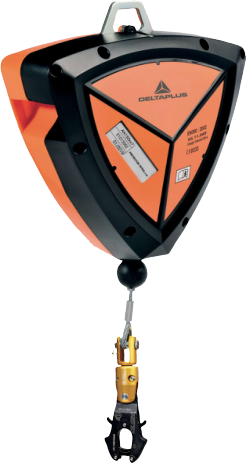 PROTECTOR 6 M LINA GALWANIZOWANA ABS Ø 4 MM + 1 ŁĄCZNIK AM020 Z KRĘTLIKIEM I WSKAŹNIKIEM UPADKU