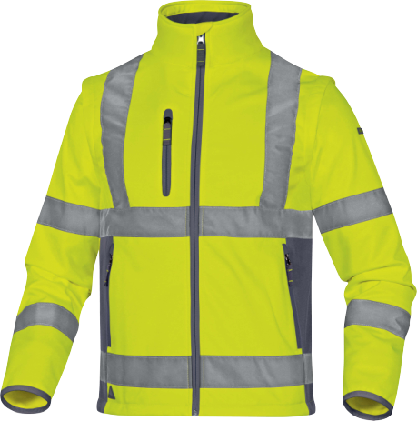 BLUZA SOFTSHELL Z POLIESTRU I ELASTANU, 3 WARSTWY LAMINOWANE