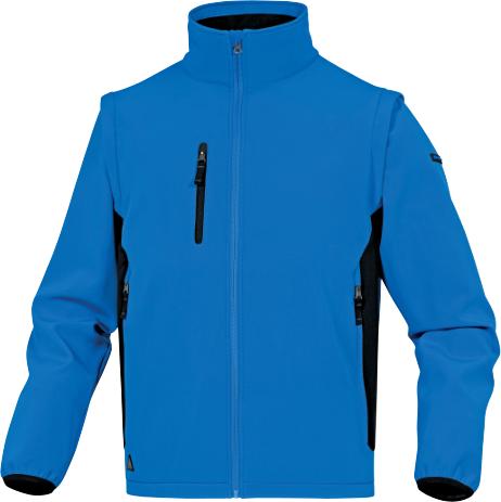 BLUZA SOFTSHELL 96% POLIESTER 4% ELASTAN - ODPINANE RĘKAWY