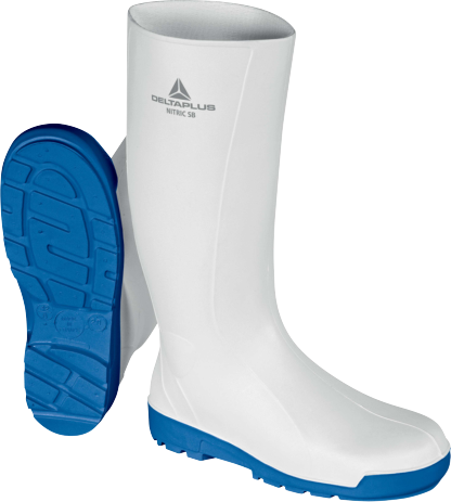 KALOSZE WYSOKIE BEZPIECZNE Z PVC - SB FO SRC