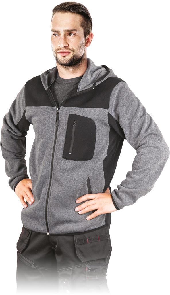 BLUZA OCHRONNA - CIEMNOSZARO-CZARNY 3XL