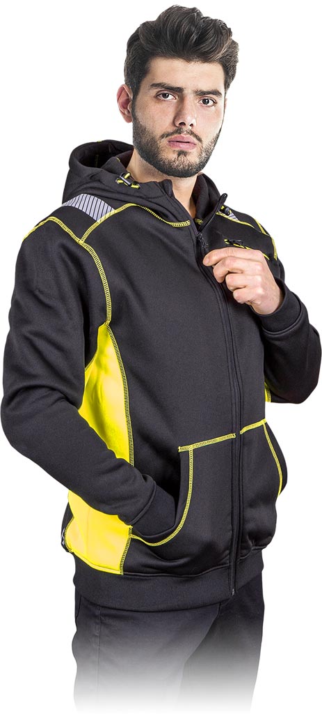 BLUZA OCHRONNA - CZARNO-ŻÓŁTY 2XL