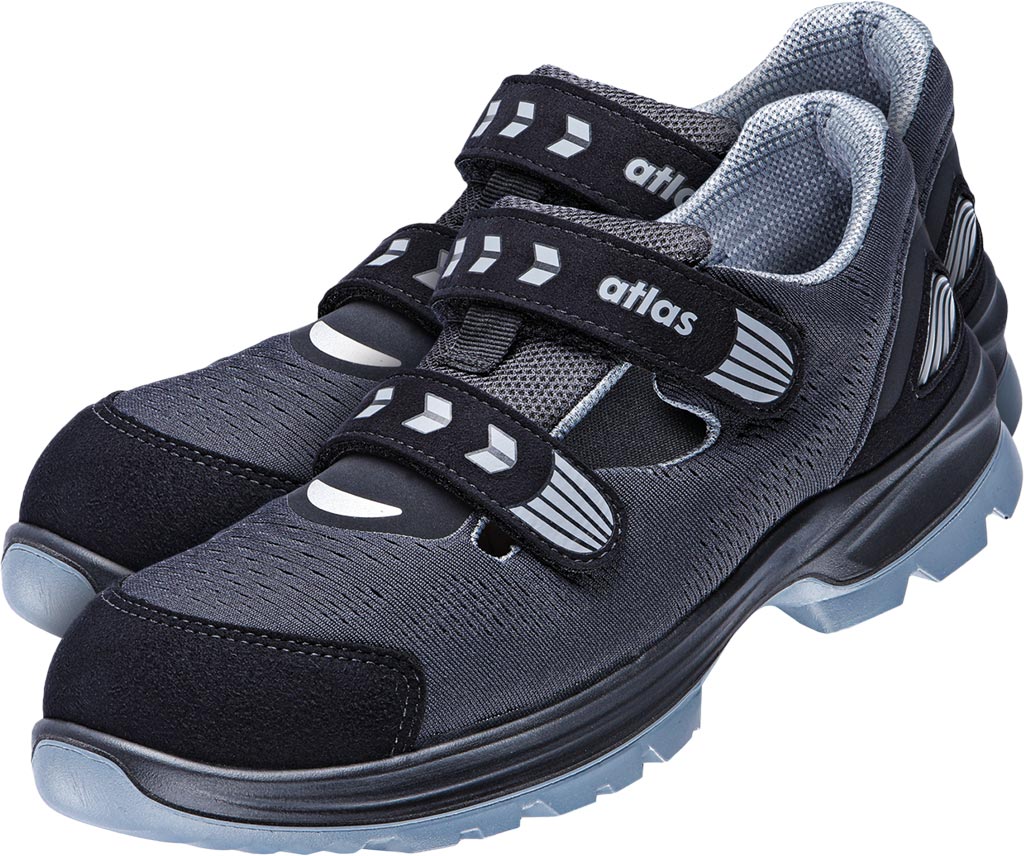 BUTY BEZPIECZNE - SZARO-CZARNY 46