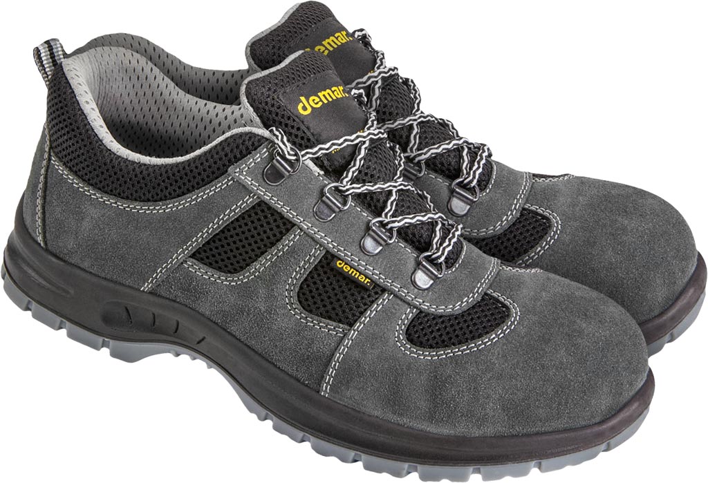 BUTY BEZPIECZNE - SZARY/STALOWY 46