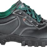 BUTY BEZPIECZNE - CZARNO-ZIELONY 44