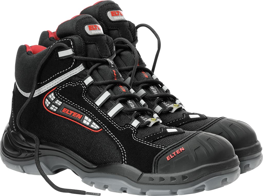 BUTY BEZPIECZNE - CZARNO-SZARY 42