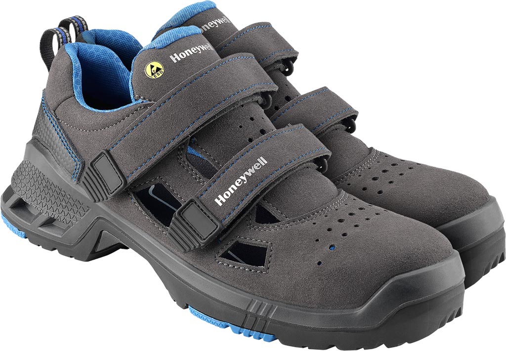 BUTY BEZPIECZNE - CZARNO-NIEBIESKI 45