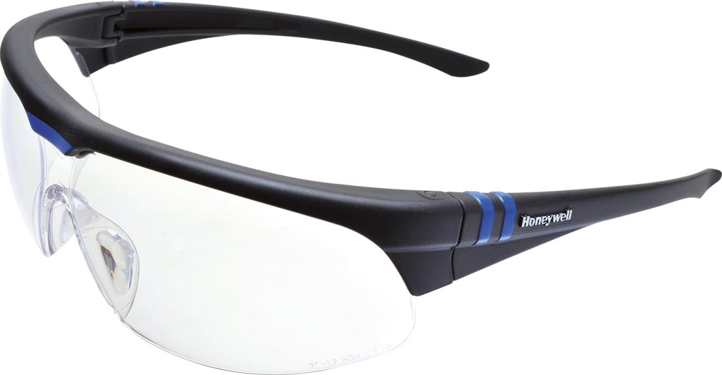 OKULARY OCHRONNE - TRANSPARENTNO-CZARNY uni