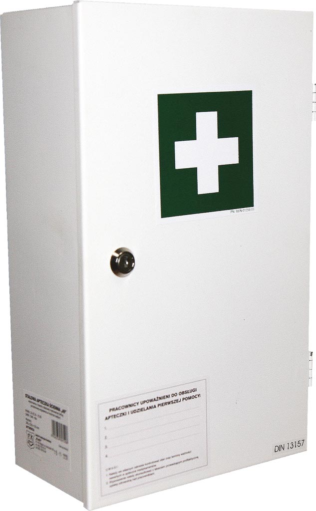 APTECZKA PIERWSZEJ POMOCY 8% VAT - BIAŁY 36x22x12
