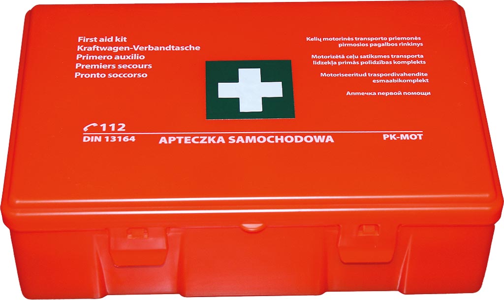 APTECZKA PIERWSZEJ POMOCY 8% VAT - POMARAŃCZOWY 26x8x17