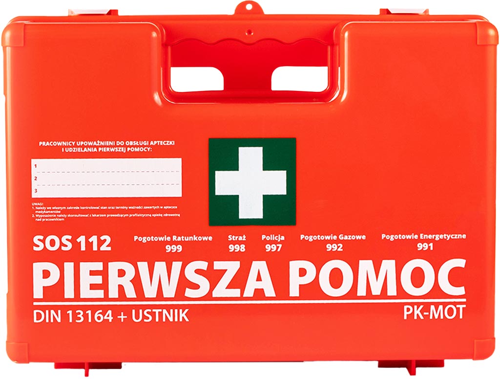 APTECZKA PIERWSZEJ POMOCY 8% VAT - CZERWONY 28x21x11,5