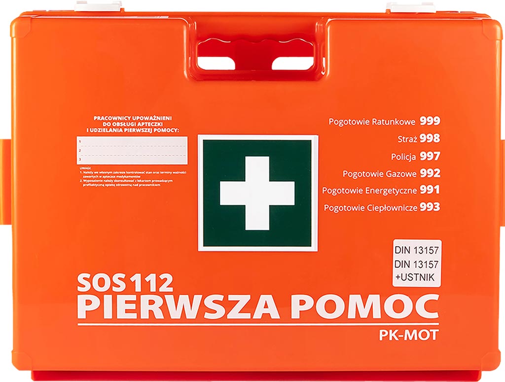 APTECZKA PIERWSZEJ POMOCY 8% VAT - CZERWONY 36x46x16