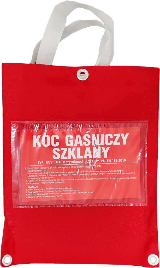 KOC GAŚNICZY - CZERWONY 1,2x1,8 m