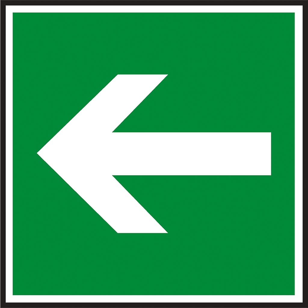 ZNAK BEZPIECZEŃSTWA -  150x150 mm