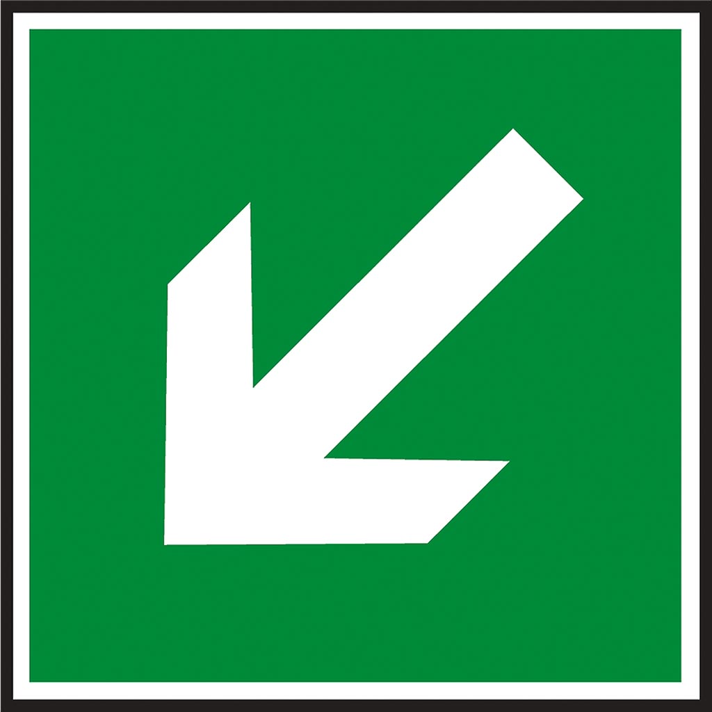 ZNAK BEZPIECZEŃSTWA -  150x150 mm