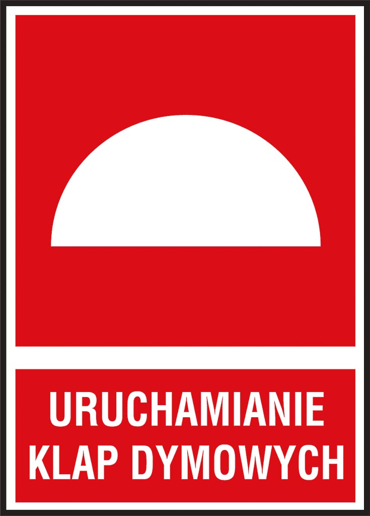 ZNAK BEZPIECZEŃSTWA -  150x205 mm