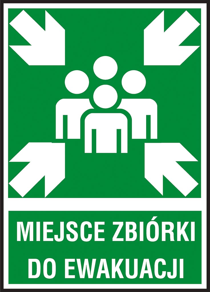 ZNAK BEZPIECZEŃSTWA -  150x205 mm
