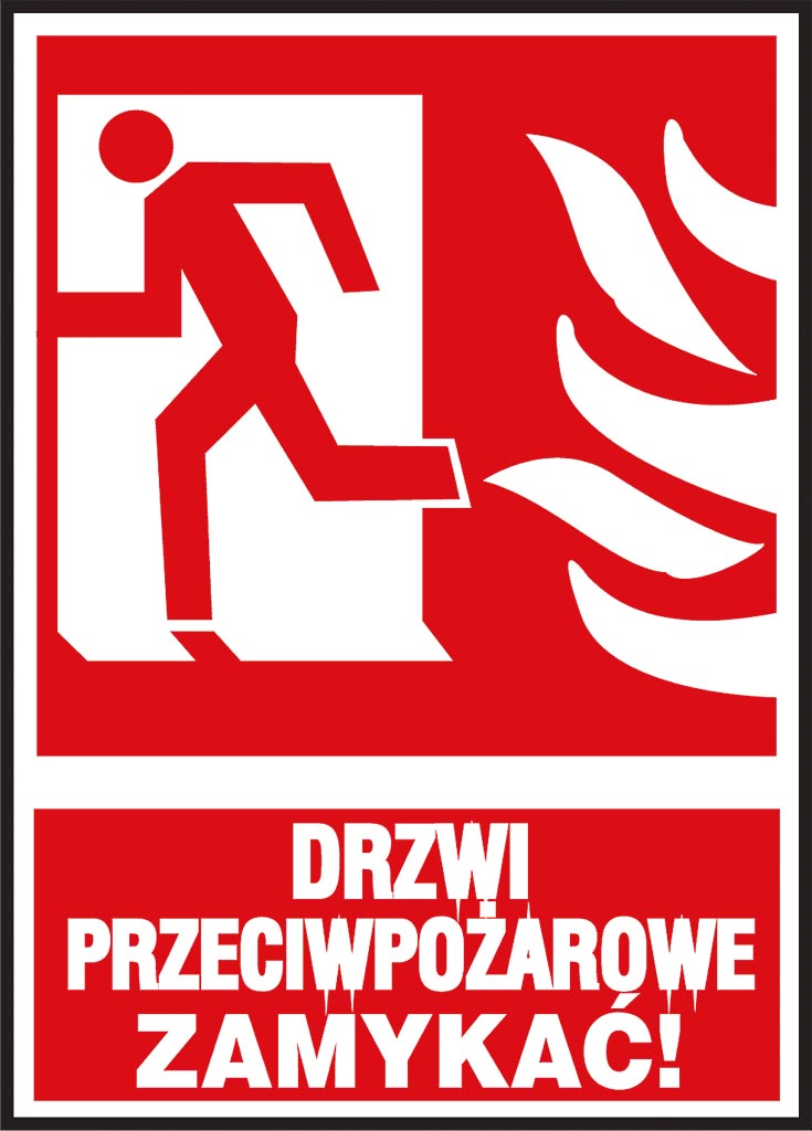 ZNAK BEZPIECZEŃSTWA -  150x205 mm