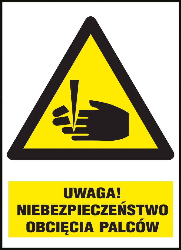 ZNAK BEZPIECZEŃSTWA -  220x300 mm
