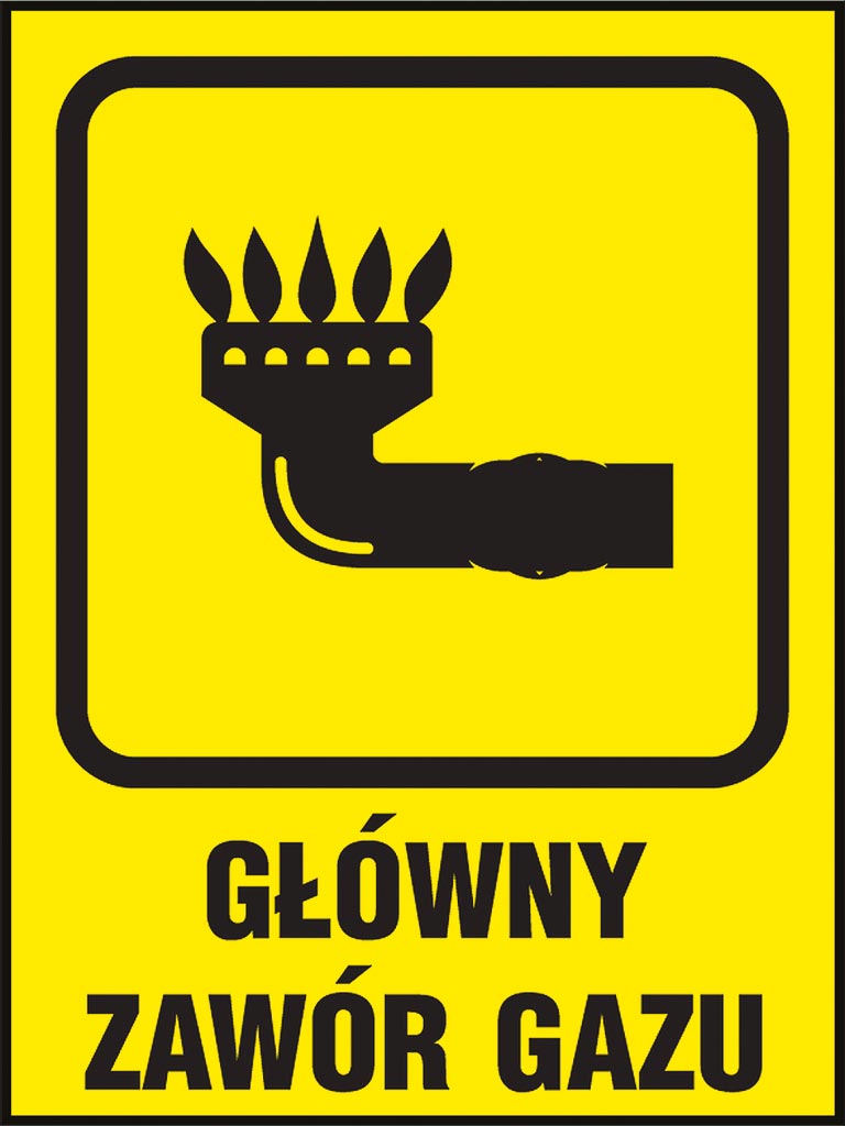 ZNAK BEZPIECZEŃSTWA - 150x205 mm