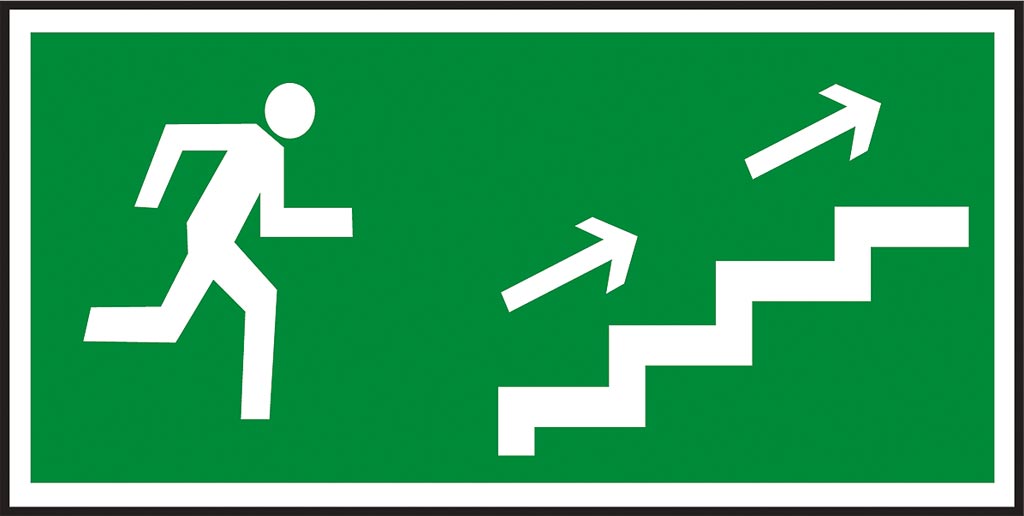ZNAK BEZPIECZEŃSTWA -  150x300 mm