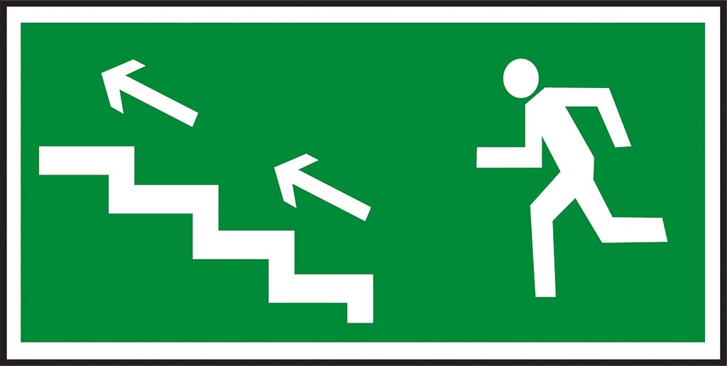 ZNAK BEZPIECZEŃSTWA -  150x300 mm