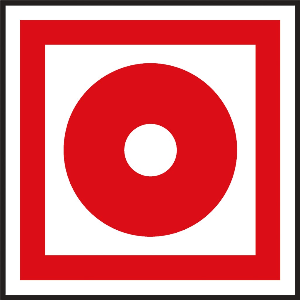 ZNAK BEZPIECZEŃSTWA -  150x150 mm