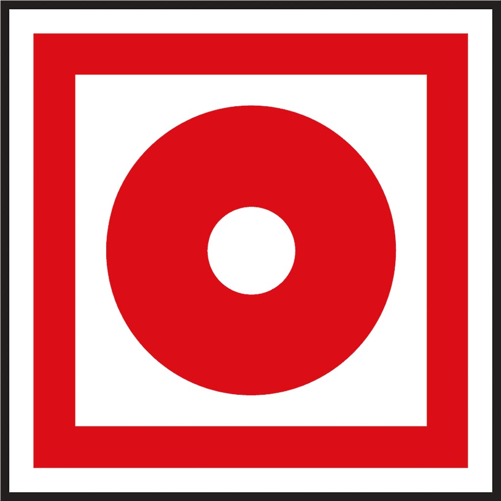 ZNAK BEZPIECZEŃSTWA -  150x150 mm