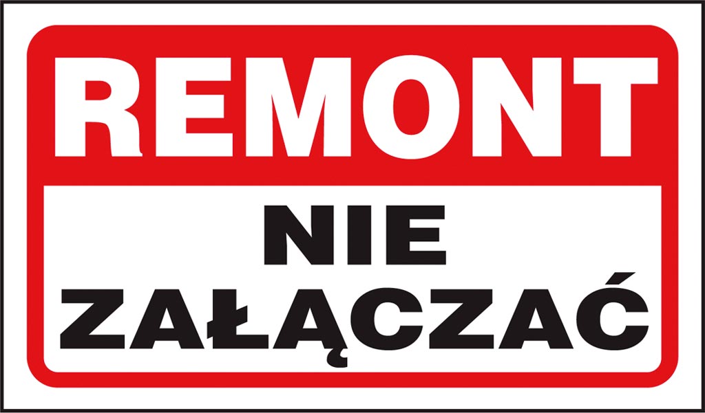 ZNAK BEZPIECZEŃSTWA -  200x300 mm