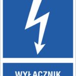 ZNAK BEZPIECZEŃSTWA -  74x105 mm