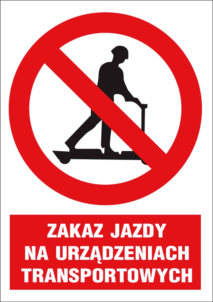 ZNAK BEZPIECZEŃSTWA -  220x300 mm