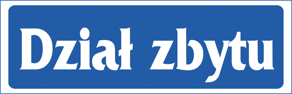 ZNAK BEZPIECZEŃSTWA -  90x240 mm