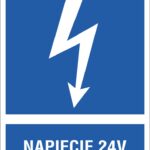 ZNAK BEZPIECZEŃSTWA -  74x105 mm