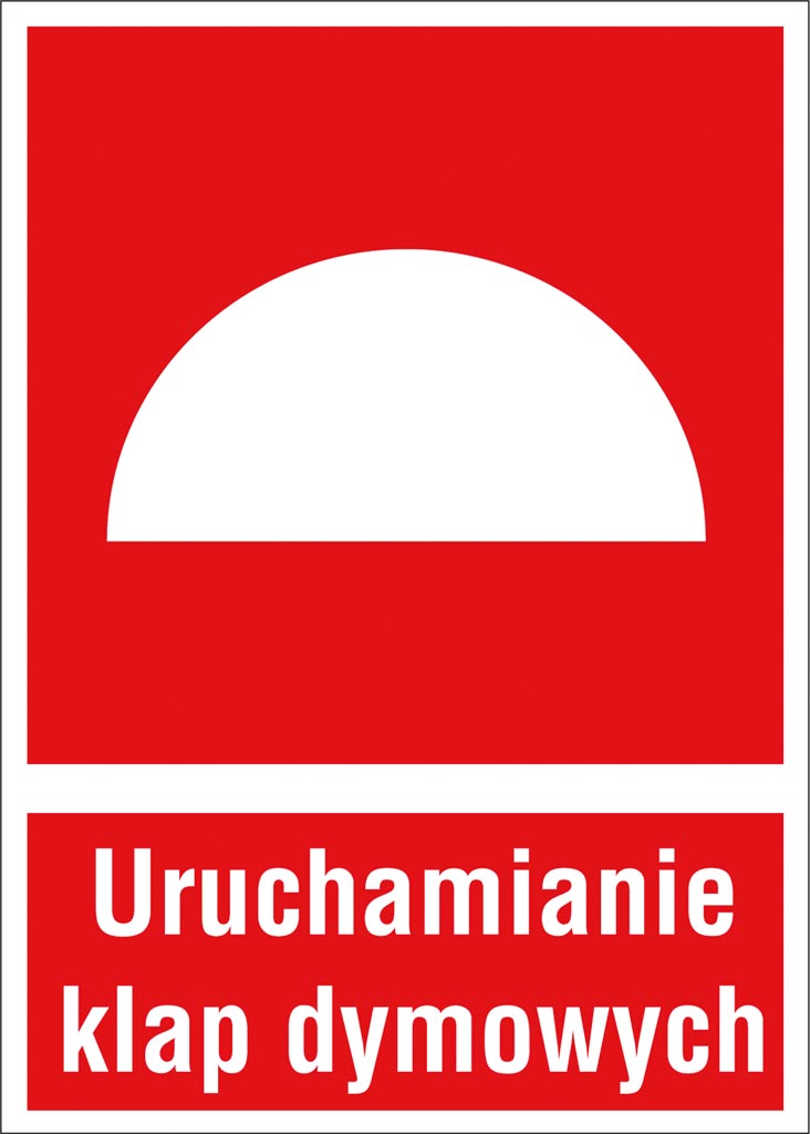ZNAK BEZPIECZEŃSTWA -  150x205 mm