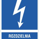 ZNAK BEZPIECZEŃSTWA -  74x105 mm