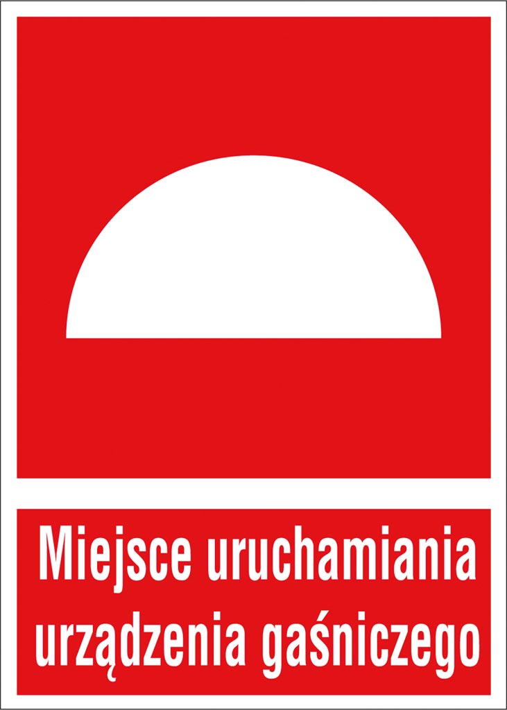 ZNAK BEZPIECZEŃSTWA -  200x300 mm