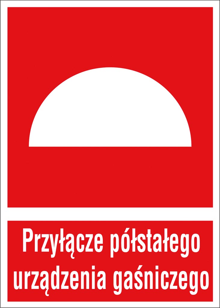 ZNAK BEZPIECZEŃSTWA -  150x205 mm