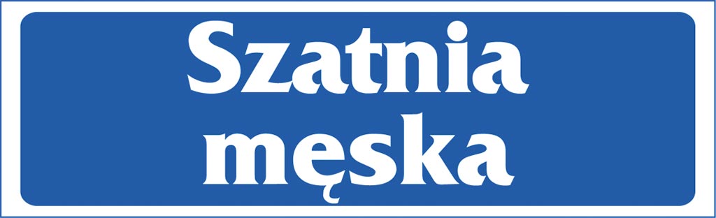 ZNAK BEZPIECZEŃSTWA -  90x240 mm