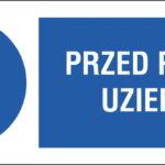 ZNAK BEZPIECZEŃSTWA -  74x210 mm
