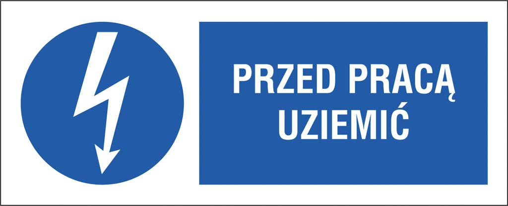 ZNAK BEZPIECZEŃSTWA - 74x210 mm