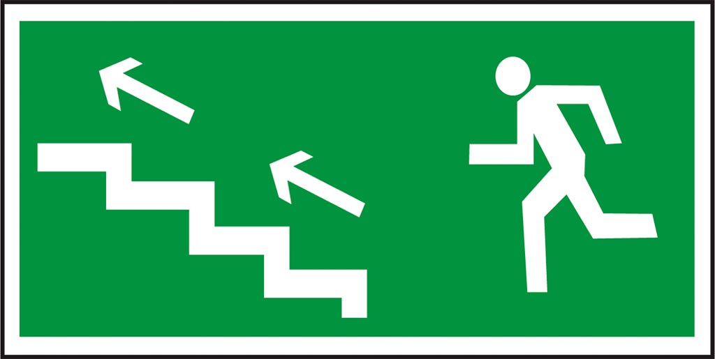 ZNAK BEZPIECZEŃSTWA -  150x300 mm