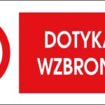 ZNAK BEZPIECZEŃSTWA -  74x210 mm