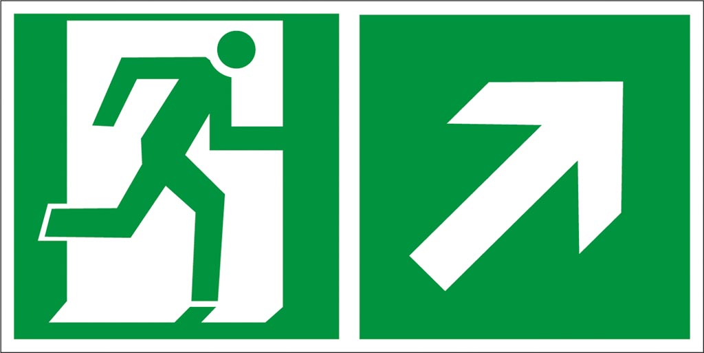 ZNAK BEZPIECZEŃSTWA -  200x400 mm