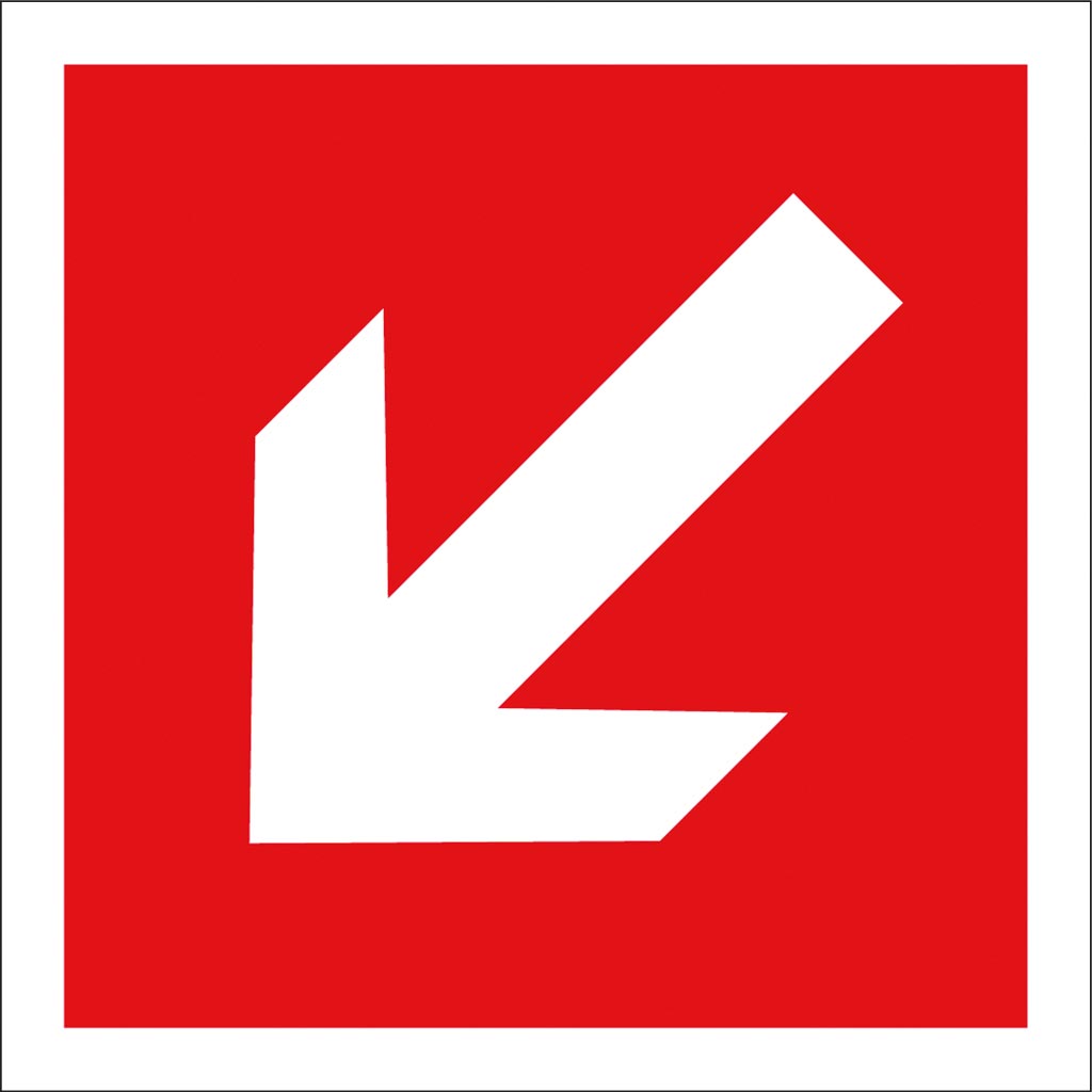 ZNAK BEZPIECZEŃSTWA -  150x150 mm