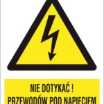 ZNAK BEZPIECZEŃSTWA -  74x105 mm