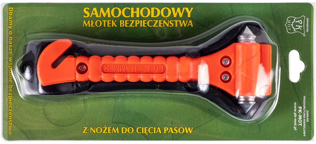 MŁOTEK DO SZYB - POMARAŃCZOWY 170 g