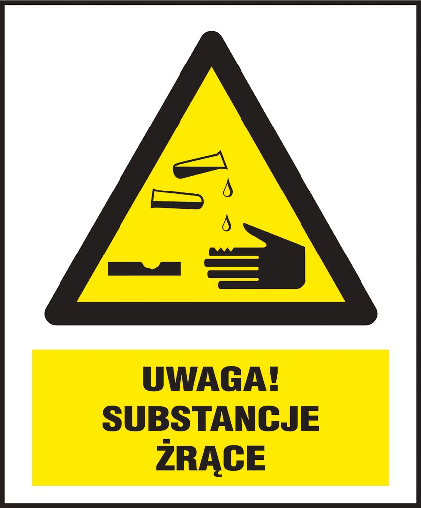 ZNAK BEZPIECZEŃSTWA -  200x300 mm