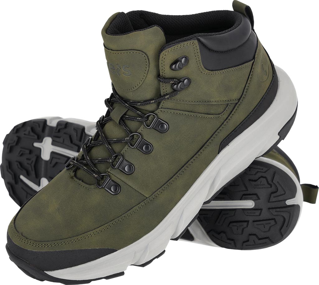 BUTY TYPU TRZEWIK - ZIELONO-JASNOSZARY 39