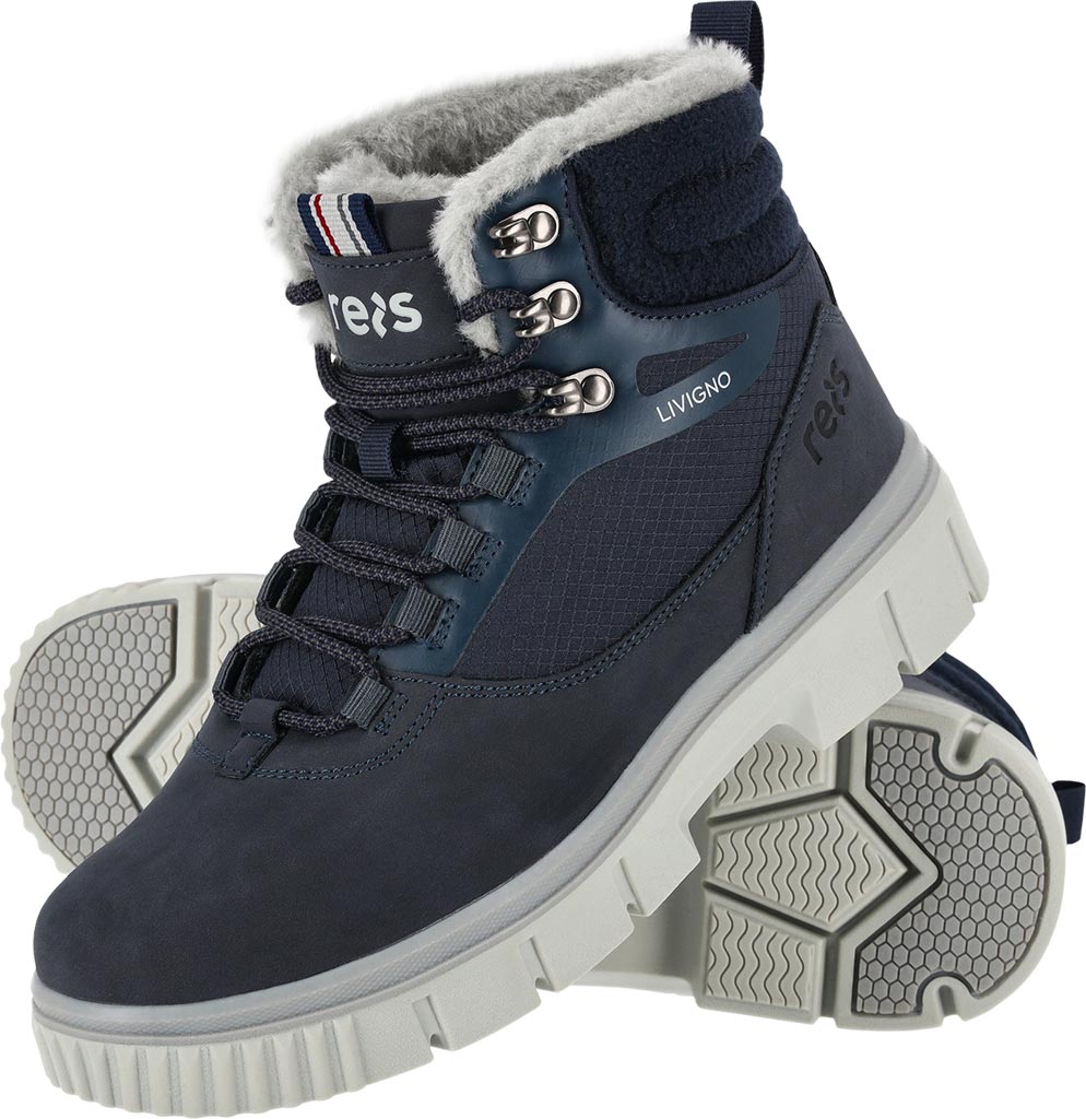 BUTY ZIMOWE - GRANATOWY 36