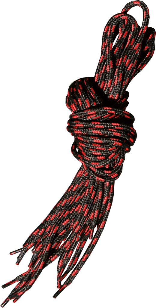 SZNUROWADŁA  - CZARNO-CZERWONY 100 cm